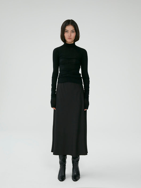 Bias Twill Skirt