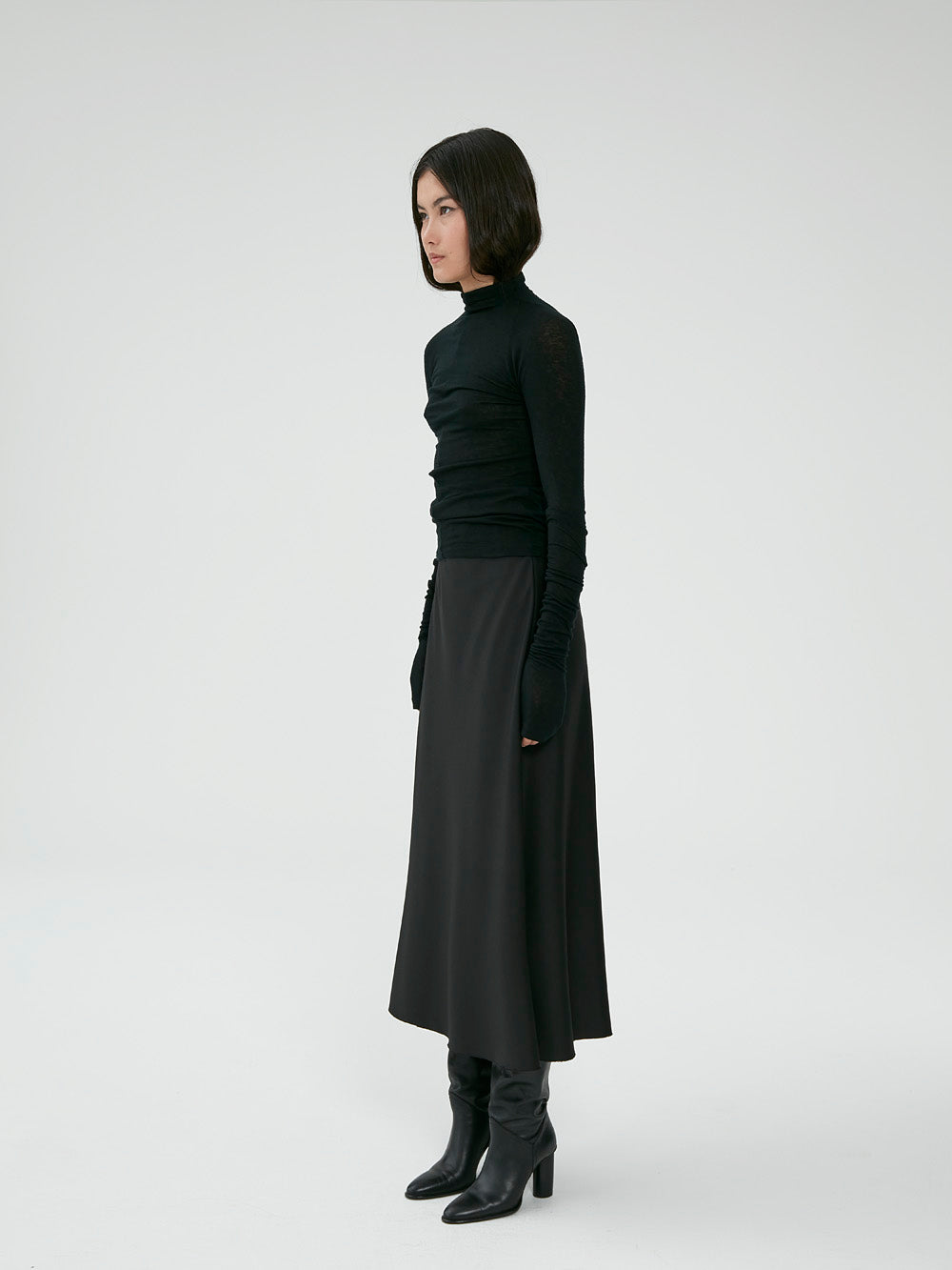 Bias Twill Skirt