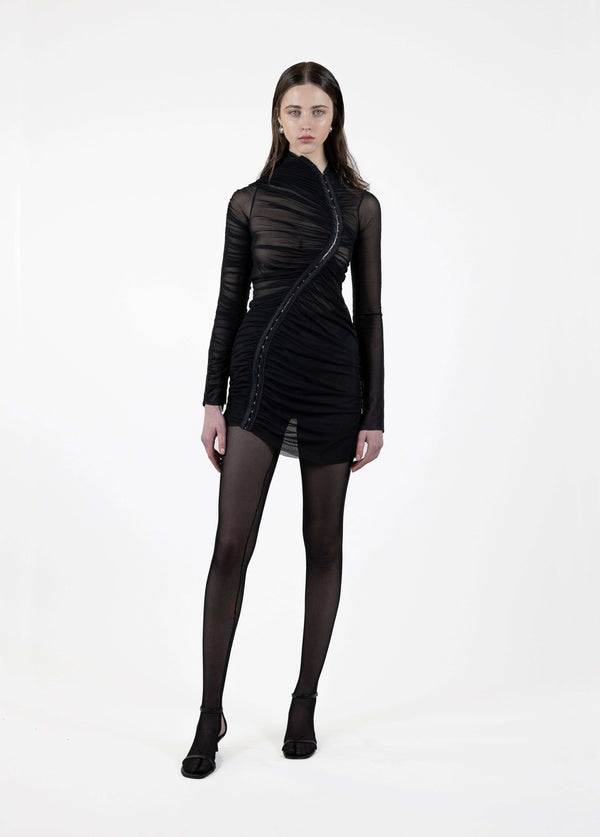 Draped dress